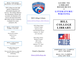 Guide to Literature Research