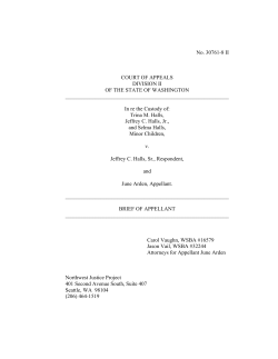 Appellant`s brief - National Coalition for a Civil Right to Counsel