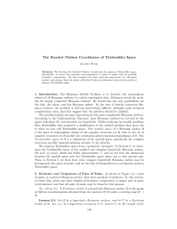 The Fenchel Nielsen Coordinates of Teichm&uuml;ller Space