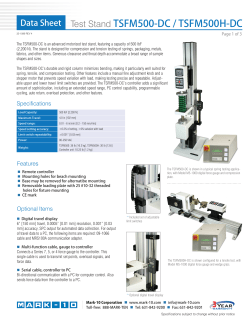 Test Stand TSFM500-DC / TSFM500H-DC - Mark-10