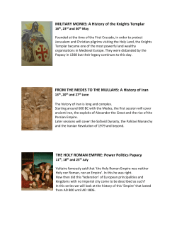 Course Schedule - U3A Site Builder