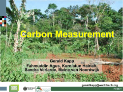 Carbon Measurement - The Forest Carbon Partnership Facility