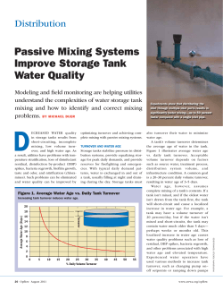 Passive Mixing Systems Improve Storage Tank Water Quality