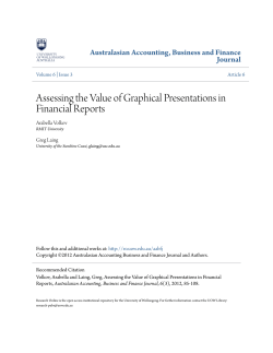 Assessing the Value of Graphical Presentations