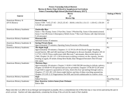 Supplemental Movies and Movie Clips