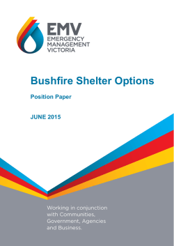 Bushfire Shelter Options