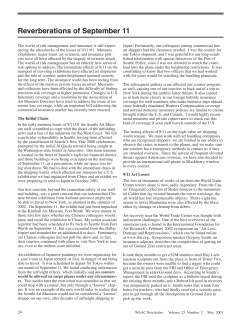 Reverberations of September 11