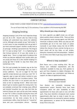 Read our Newsletter - Bute House Medical Centre