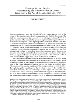 Emancipation and Empire: Reconstructing the