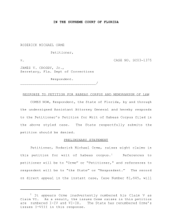 It appears Orme inadvertently numbered his Claim V as Claim VI. As