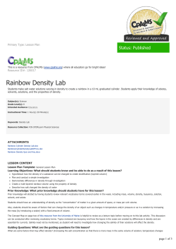 Rainbow Density Lab