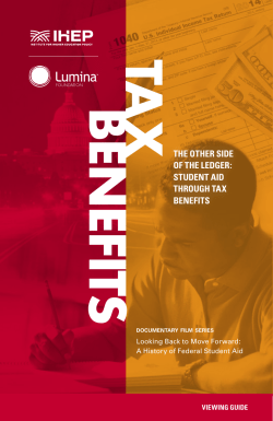 Tax Benefits viewing guide