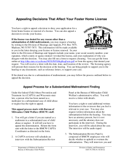 Appealing Decisions That Affect Your Foster Home License