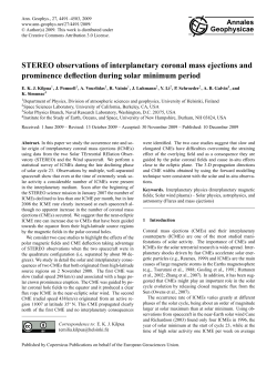 STEREO observations of interplanetary coronal mass ejections and
