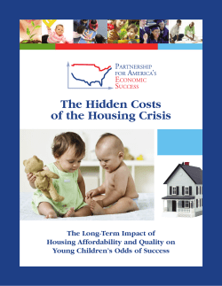 The Hidden Costs of the Housing Crisis