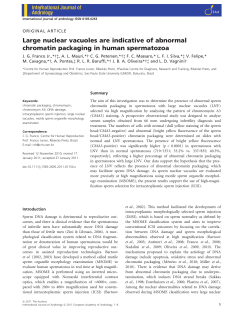 Large nuclear vacuoles are indicative of abnormal chromatin