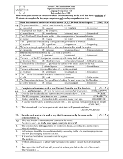 Please write your answers on the answer sheet. Dictionaries may