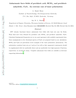 Anharmonic force fields of perchloric acid, HClO $ _4 $, and