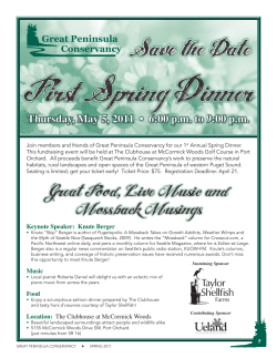 Thursday, May 5, 2011 &bull; 6:00 pm to 9:00 pm