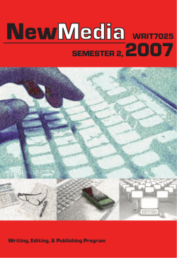 New Media sem 2.2007