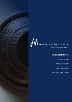 kenya unit trusts equity fund managed fund shilling