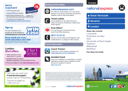see Timetable - National Express