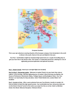 European Grandeur This is your epic adventure