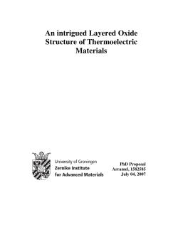 An intrigued Layered Oxide Structure of Thermoelectric