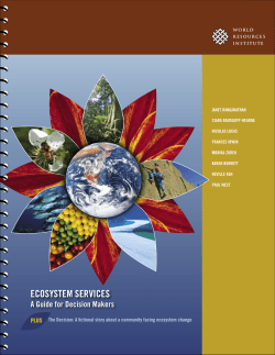 Ecosystem Services, A Guide for Decision Makers