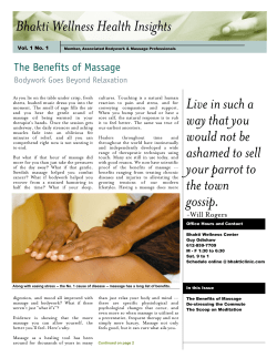 Bhakti Wellness Health Insights Live in such a way that you would