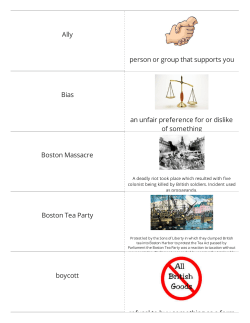 American Independence - Restlessness to Rebellion