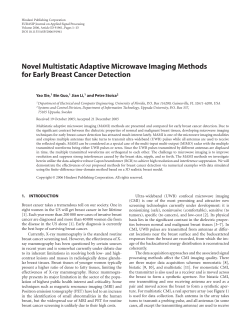 (MAMI) for early breast cancer detection
