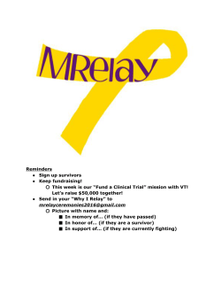 This week is our &ldquo;Fund a Clinical Trial&rdquo; mission