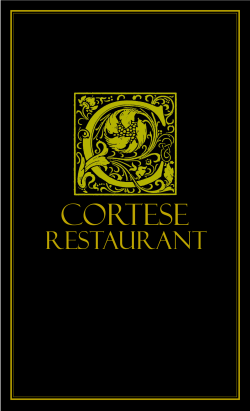 menu - cortese - Cortese Restaurant