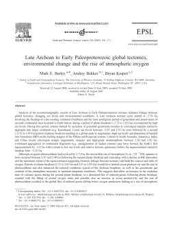 Late Archean to Early Paleoproterozoic global tectonics