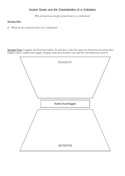 Ancient Sumer and the Characteristics of a Civilization Why do