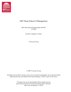 Just How Capitalist is China?