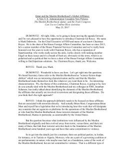 Transcript - Foundation for Defense of Democracies