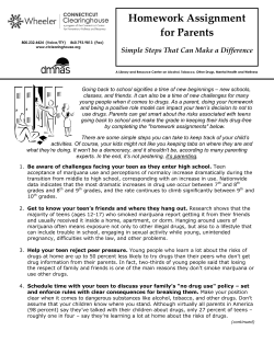 Homework Assignment for Parents