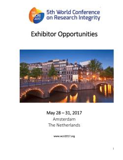 Exhibitor Opportunities