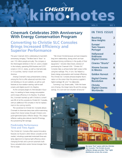Cinemark Celebrates 20th Anniversary With Energy