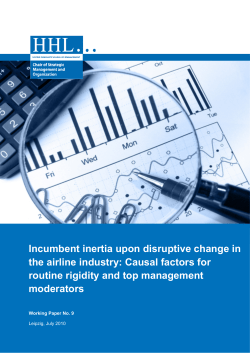Incumbent inertia upon disruptive change in the