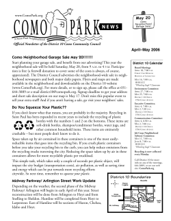 April 2006 - District 10 Como Community Council