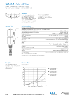 SV9-10-A - Solenoid Valve