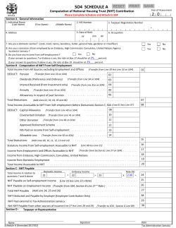 S04 Schedule A - Tax Administration Jamaica