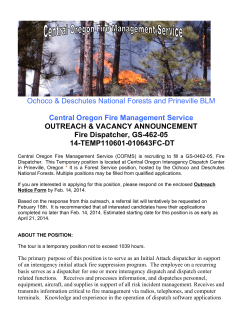 Central Oregon Fire Management Service OUTREACH