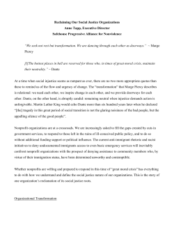 Reclaiming Our Social Justice Organizations