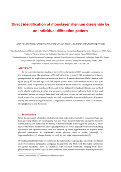 Direct identification of monolayer rhenium diselenide by an