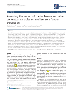 Assessing the impact of the tableware and other