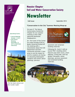 Newsletter - Hoosier Chapter SWCS